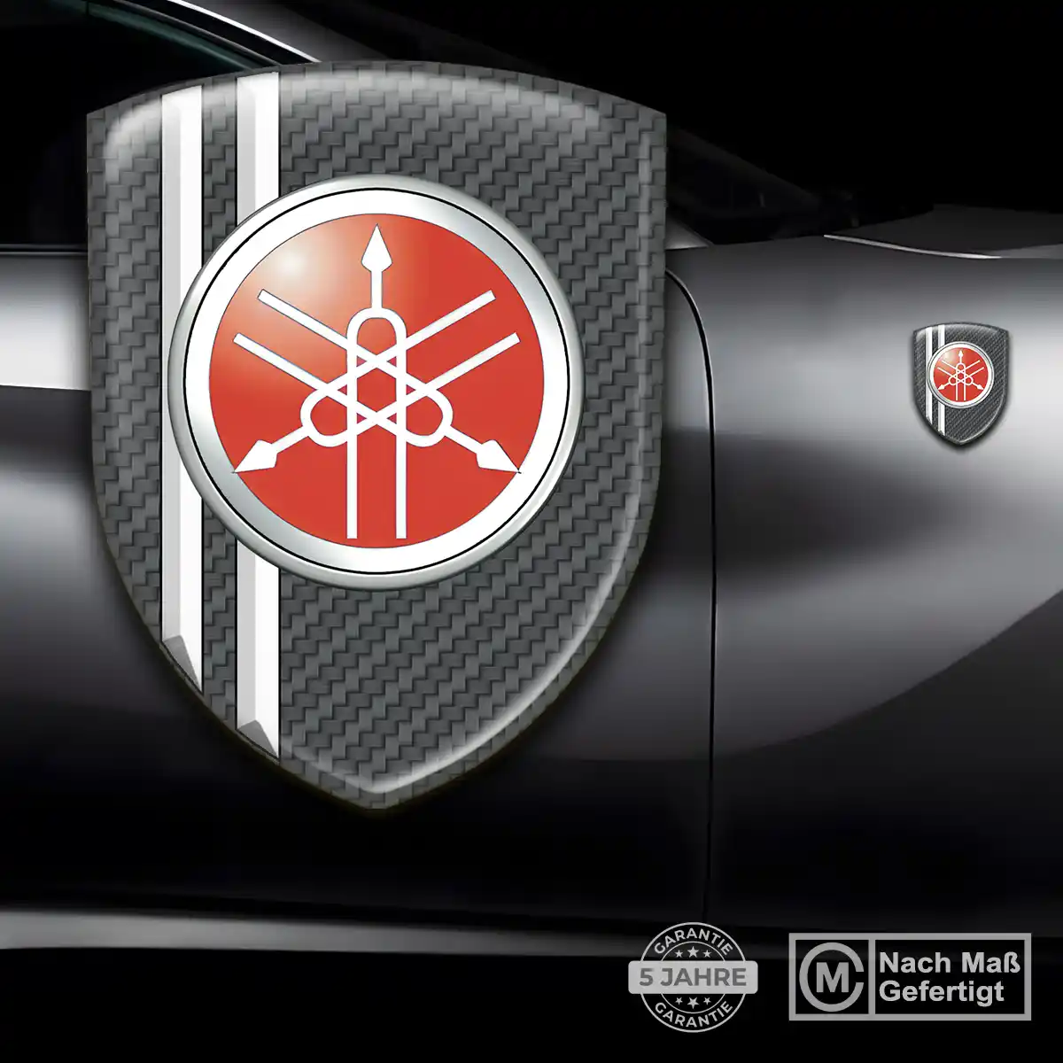 Yamaha Aufkleber 3D Gel Silikon Edles Design