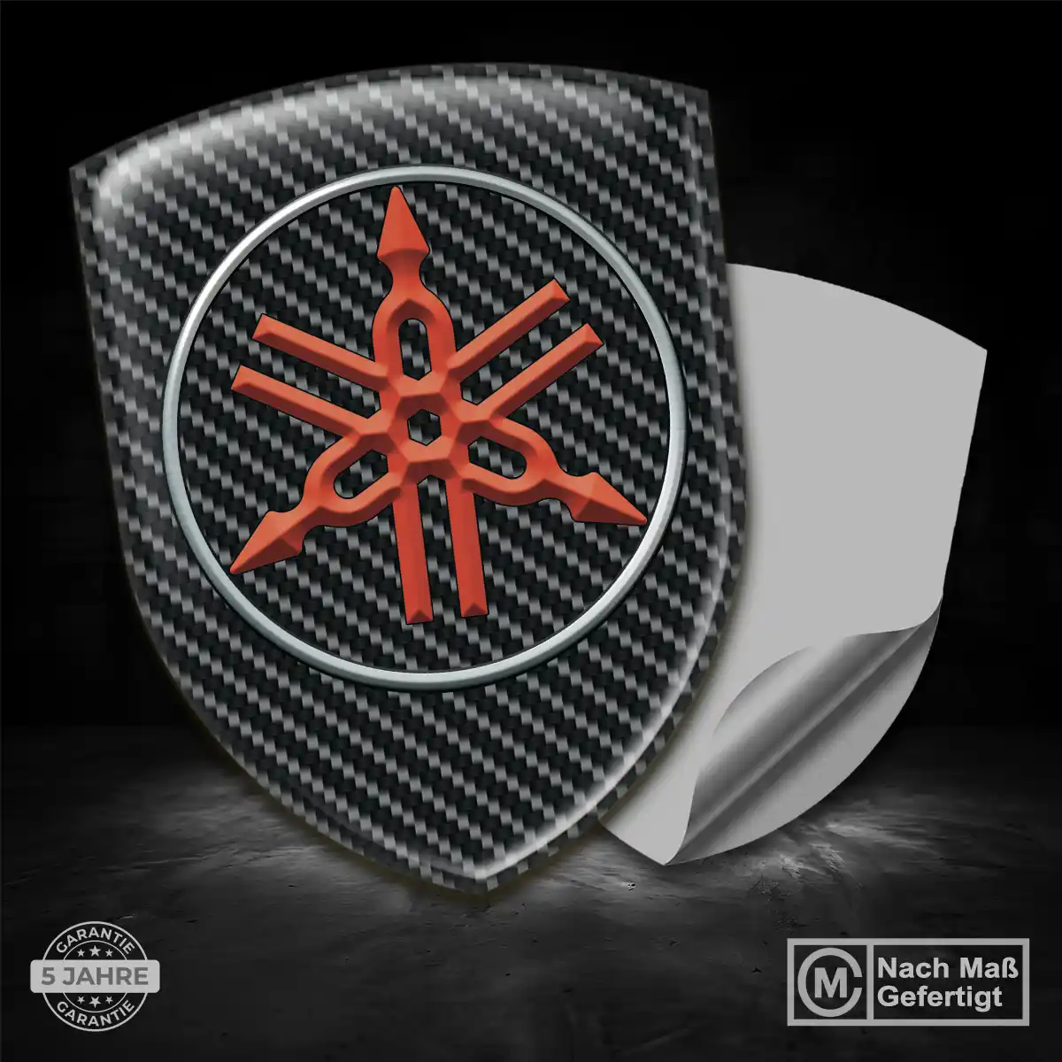 Yamaha Aufkleber 3D Gel Silikon Exklusiv-Edition