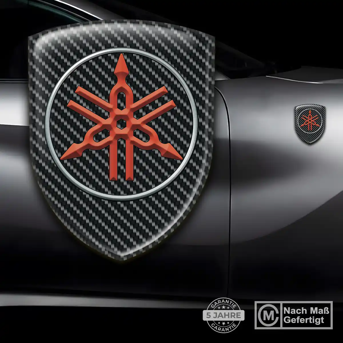 Yamaha Aufkleber 3D Gel Silikon Exklusiv-Edition