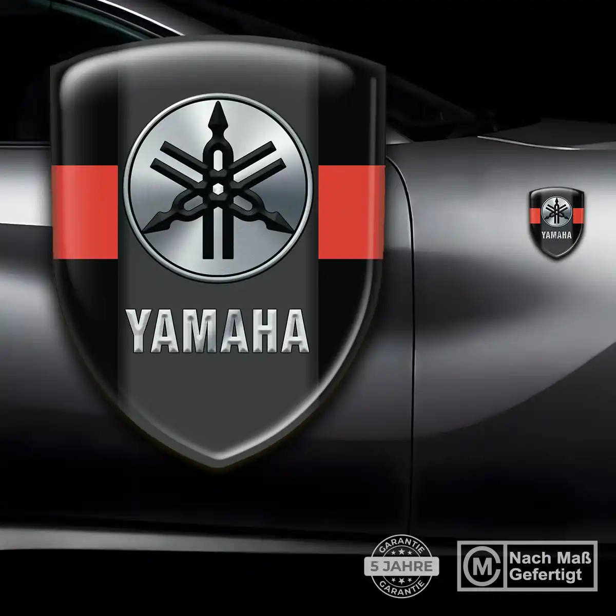Yamaha Aufkleber 3D Gel Silikon Exterieurdesign