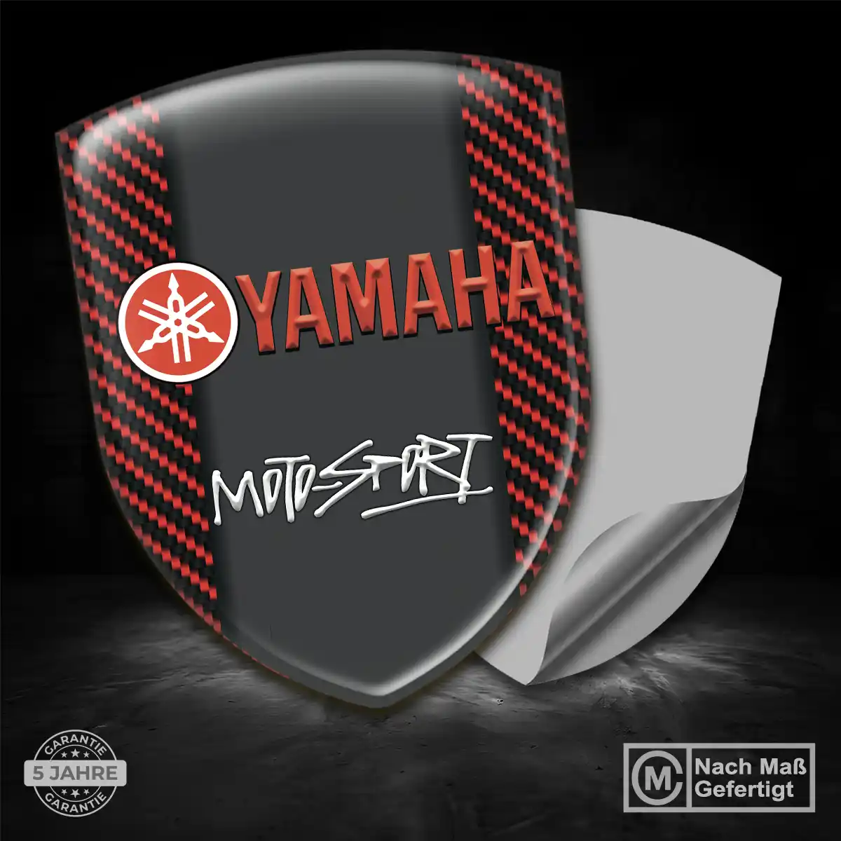 Yamaha Aufkleber 3D Gel Silikon Interieurdesign