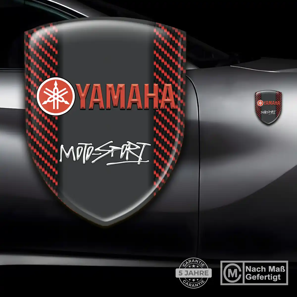 Yamaha Aufkleber 3D Gel Silikon Interieurdesign