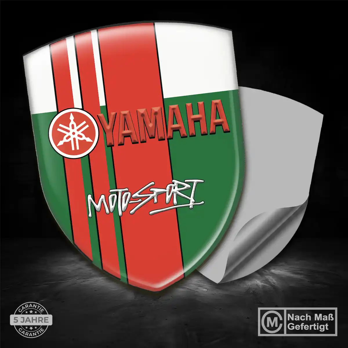 Yamaha Aufkleber 3D Gel Silikon Markenedition