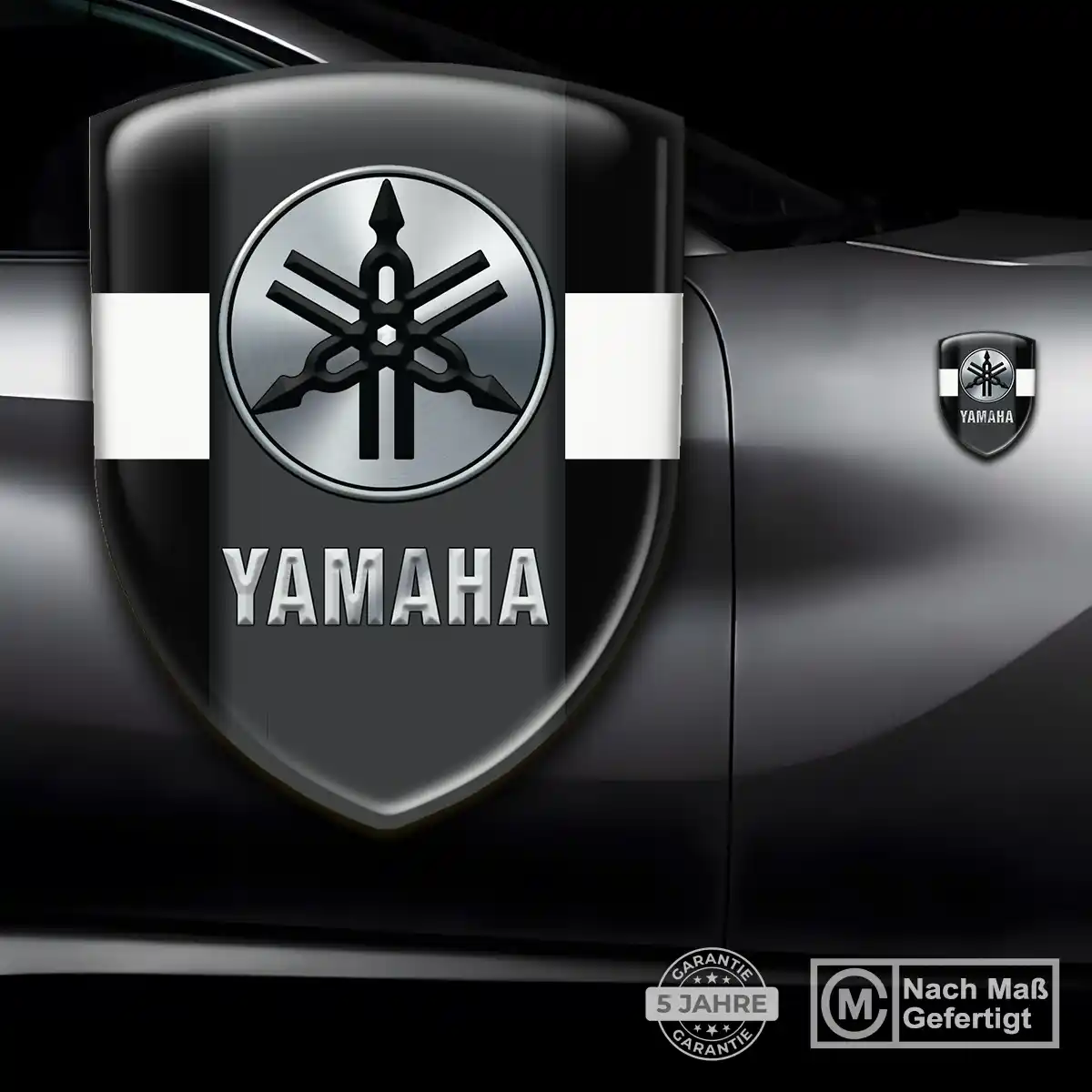 Yamaha Aufkleber 3D Gel Silikon Premiumqualität