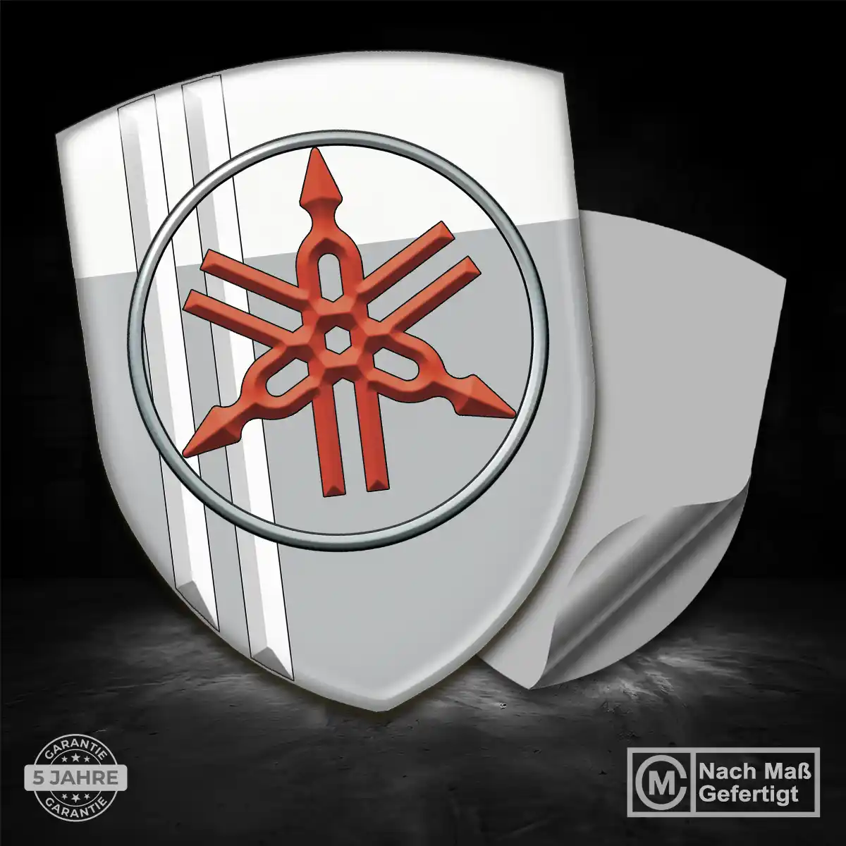 Yamaha Aufkleber 3D Gel Wappen Auto Exterieurdesign