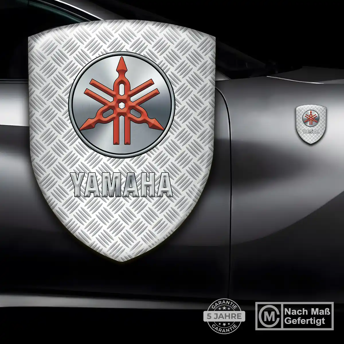 Yamaha Aufkleber 3D Gel Wappen Auto Höchste Qualität
