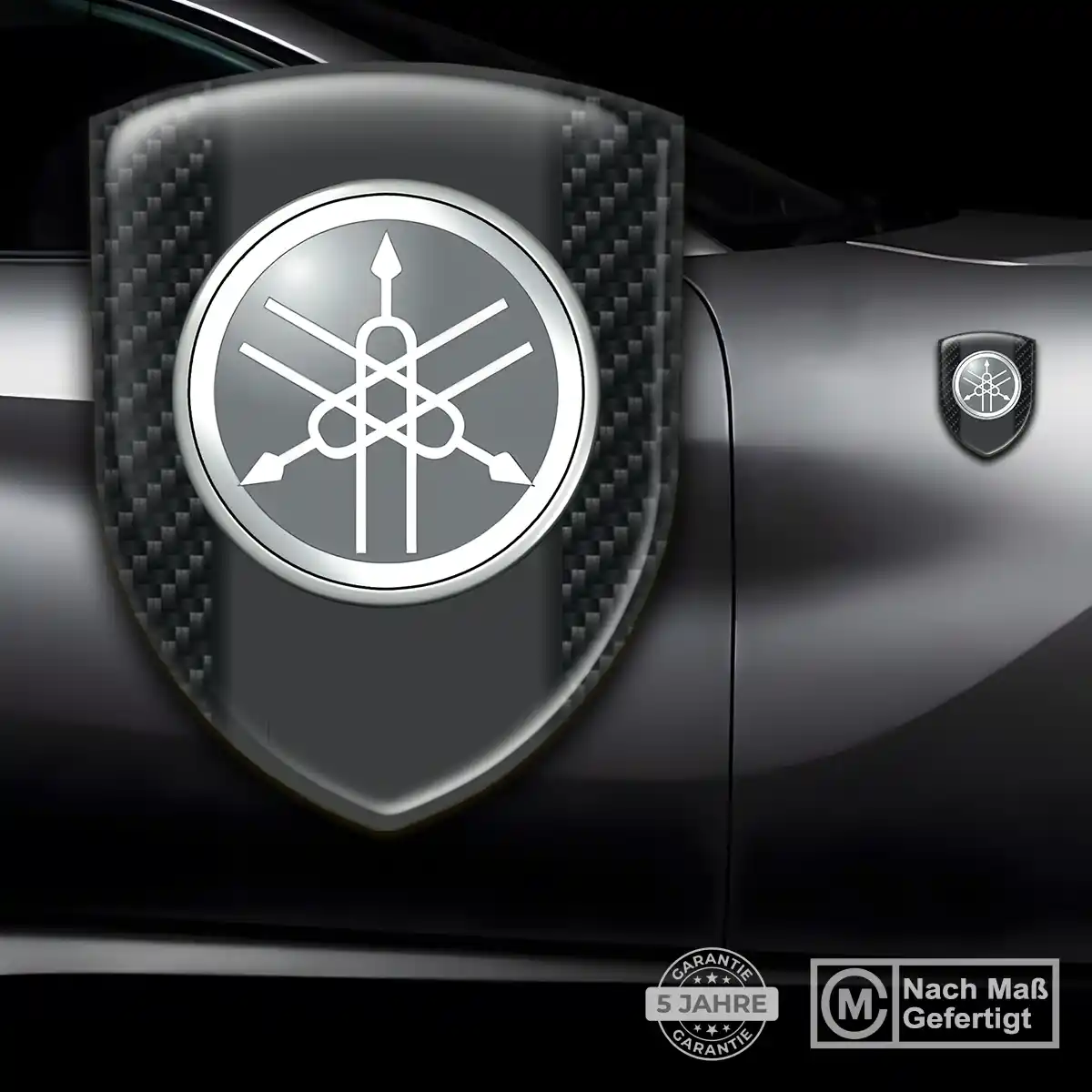 Yamaha Aufkleber 3D Gel Wappen Auto Hohe Qualität