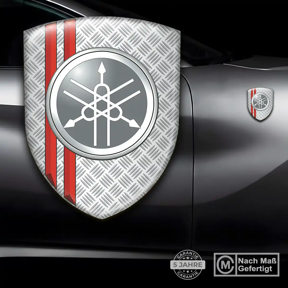 Yamaha Aufkleber 3D Gel Wappen Auto Limitierte Auflage
