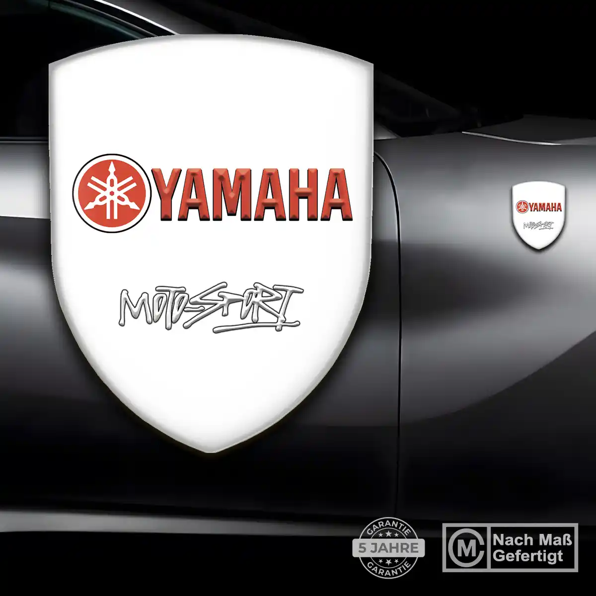 Yamaha Aufkleber 3D Gel Wappen Auto Luxus-Edition