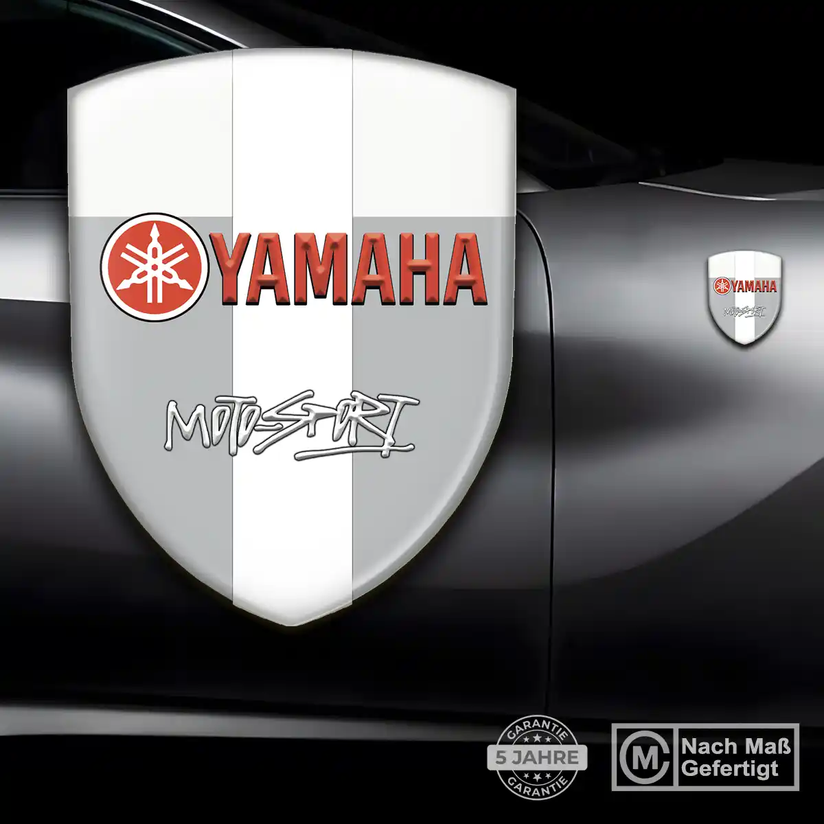 Yamaha Aufkleber 3D Gel Wappen Auto Markenedition