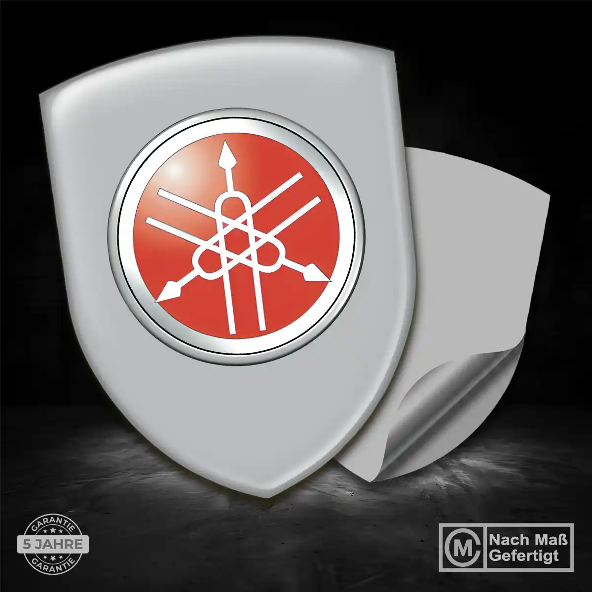 Yamaha Aufkleber 3D Gel Wappen Auto Modernes Design