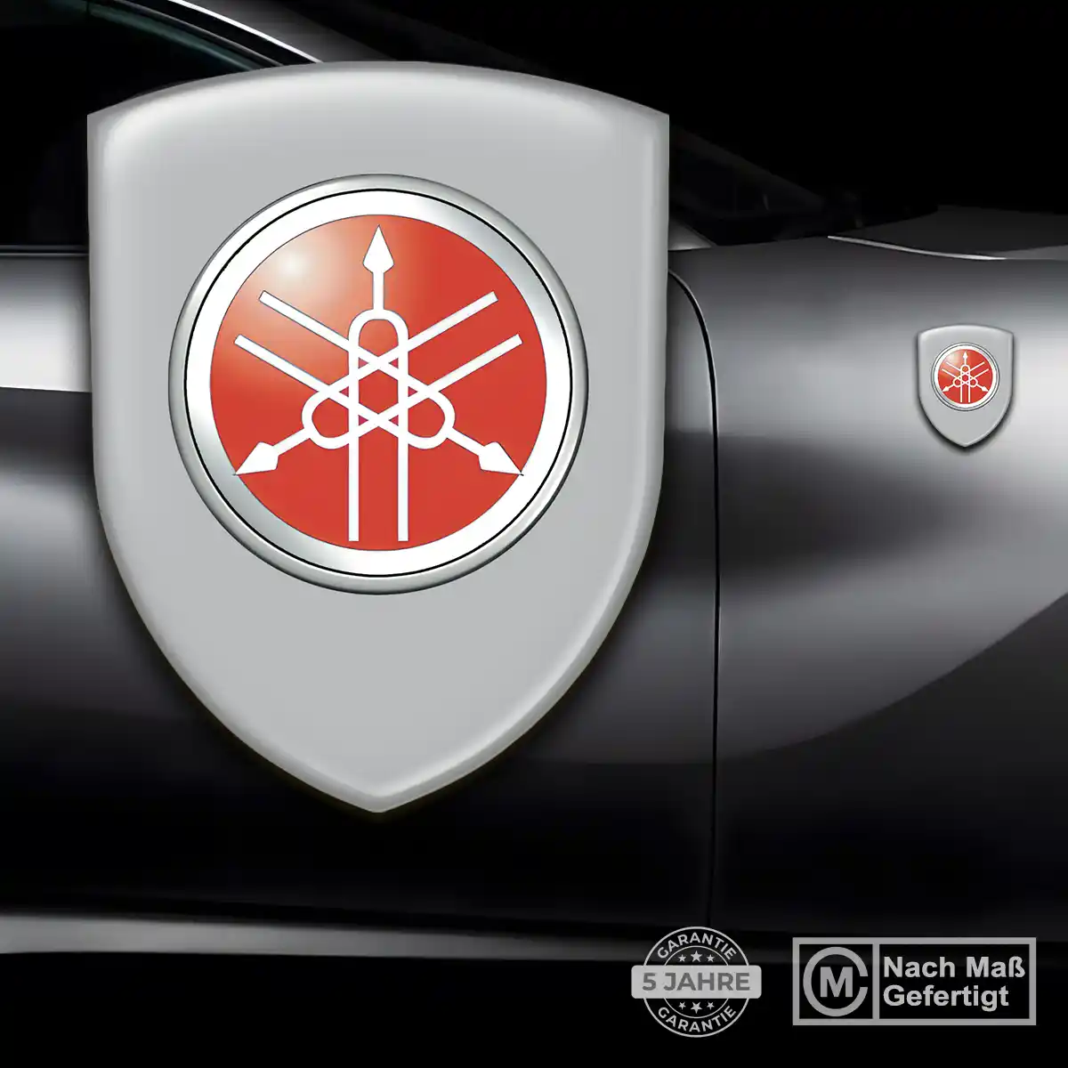 Yamaha Aufkleber 3D Gel Wappen Auto Modernes Design