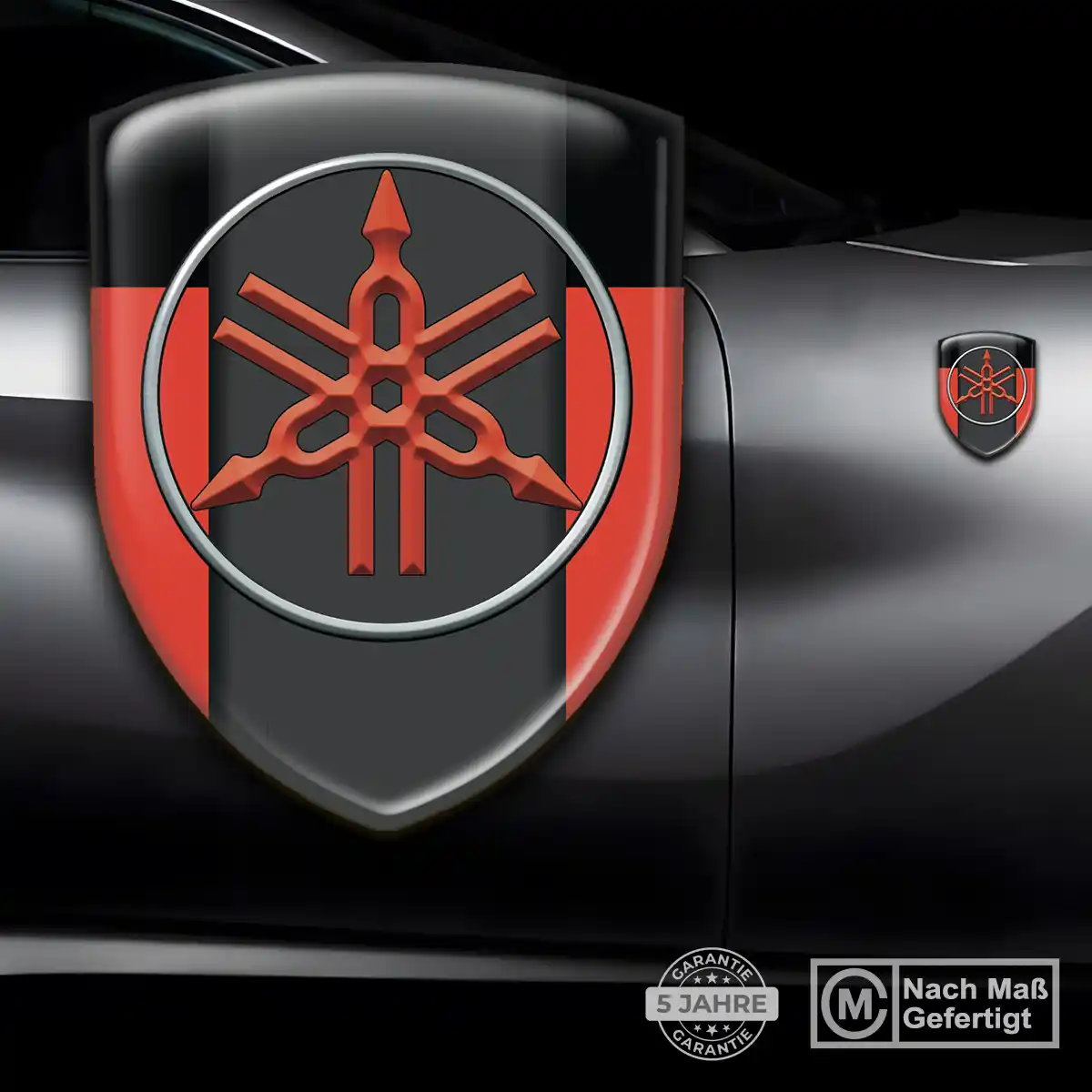 Yamaha Aufkleber 3D Gel Wappen Auto Spitzenqualität