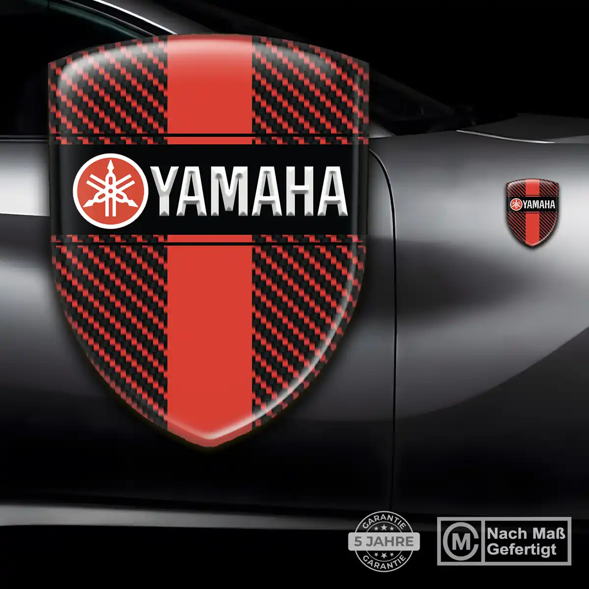 Yamaha Aufkleber 3D Gel Wappen Auto Tuningfahrzeug