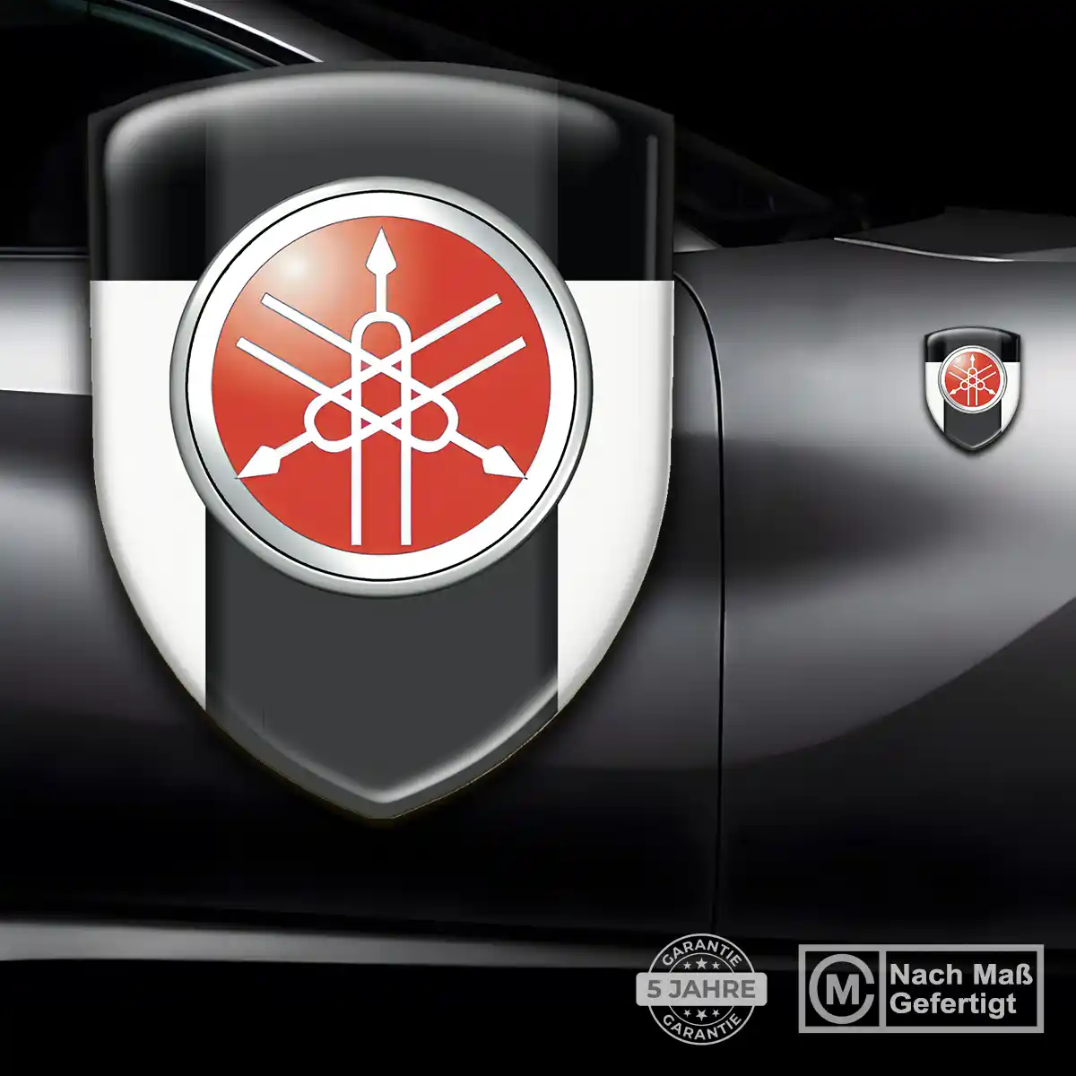 Yamaha Aufkleber 3D Gel Wappen Exterieurdesign