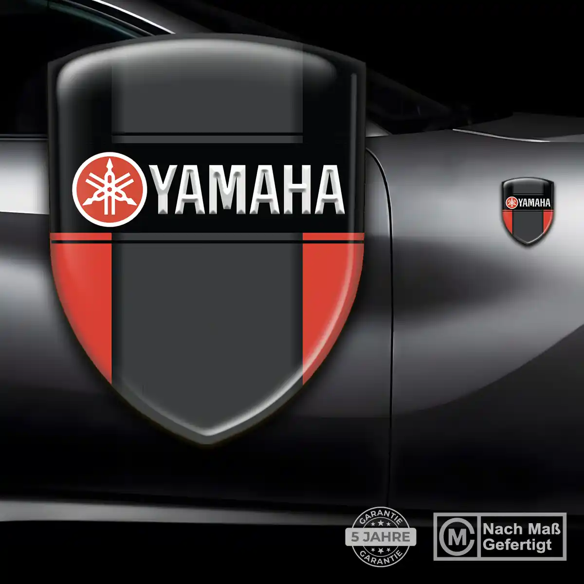 Yamaha Aufkleber 3D Gel Wappen Limitierte Auflage