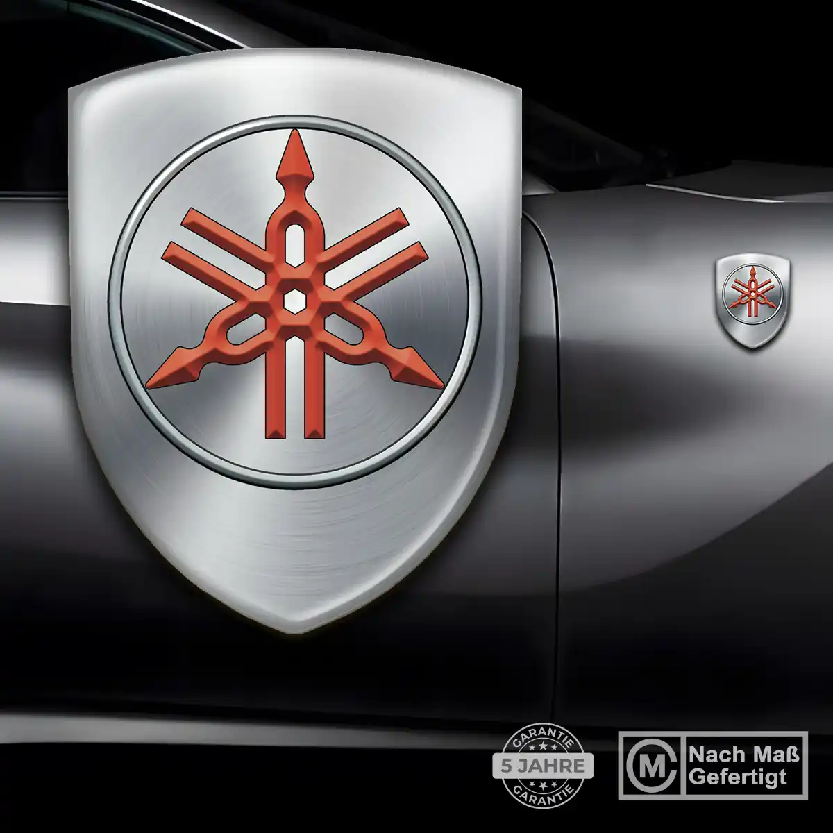 Yamaha Aufkleber 3D Gel Wappen Luxus-Edition