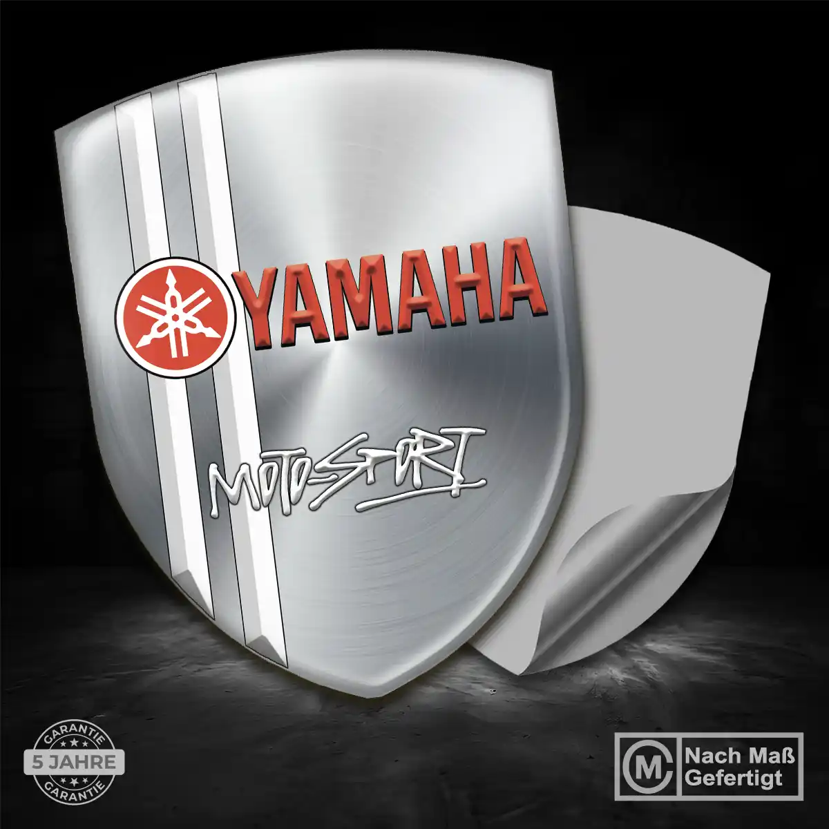 Yamaha Aufkleber 3D Gel Wappen Markenedition