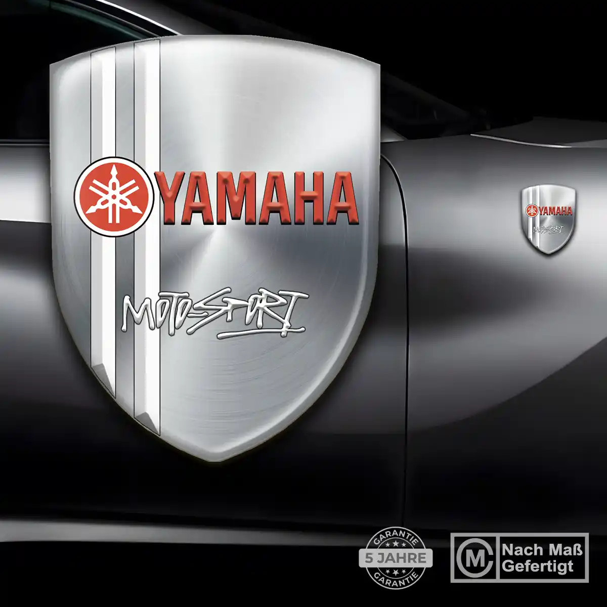 Yamaha Aufkleber 3D Gel Wappen Markenedition