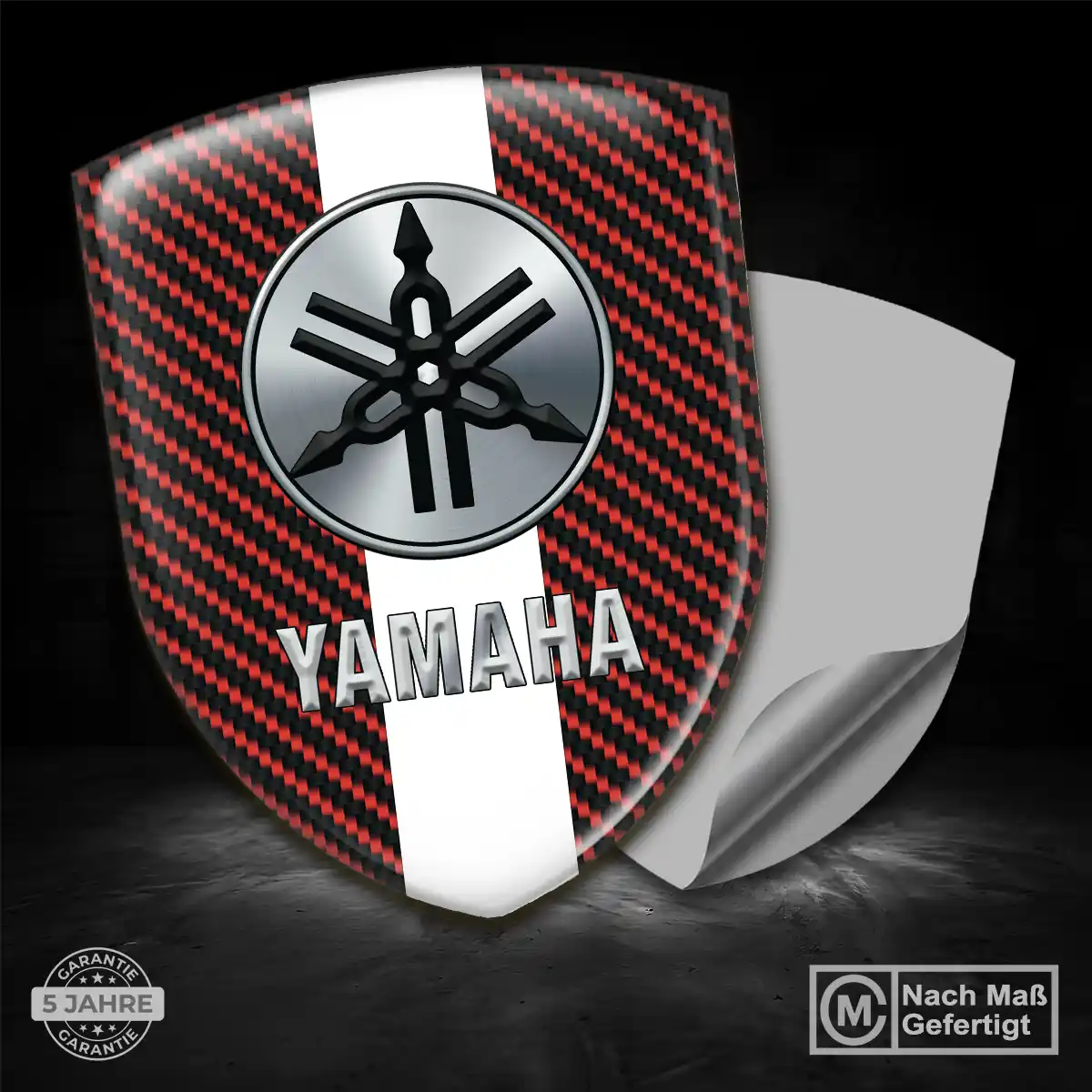 Yamaha Aufkleber 3D Gel Wappen Sonderedition