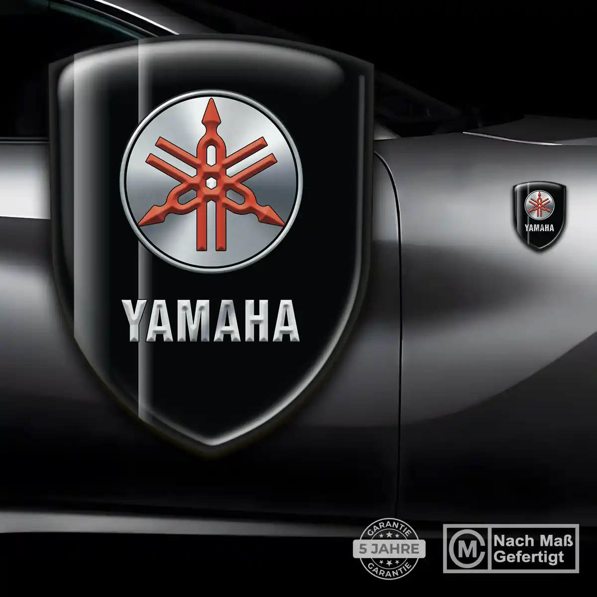 Yamaha Aufkleber 3D Gel Wappen Spitzenqualität