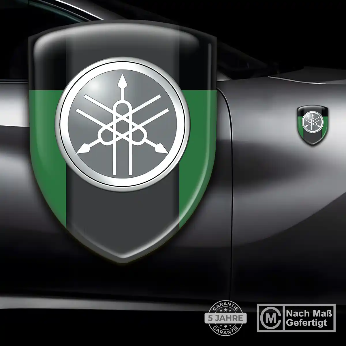 Yamaha Aufkleber 3D Gel Wappen Tuningfahrzeug