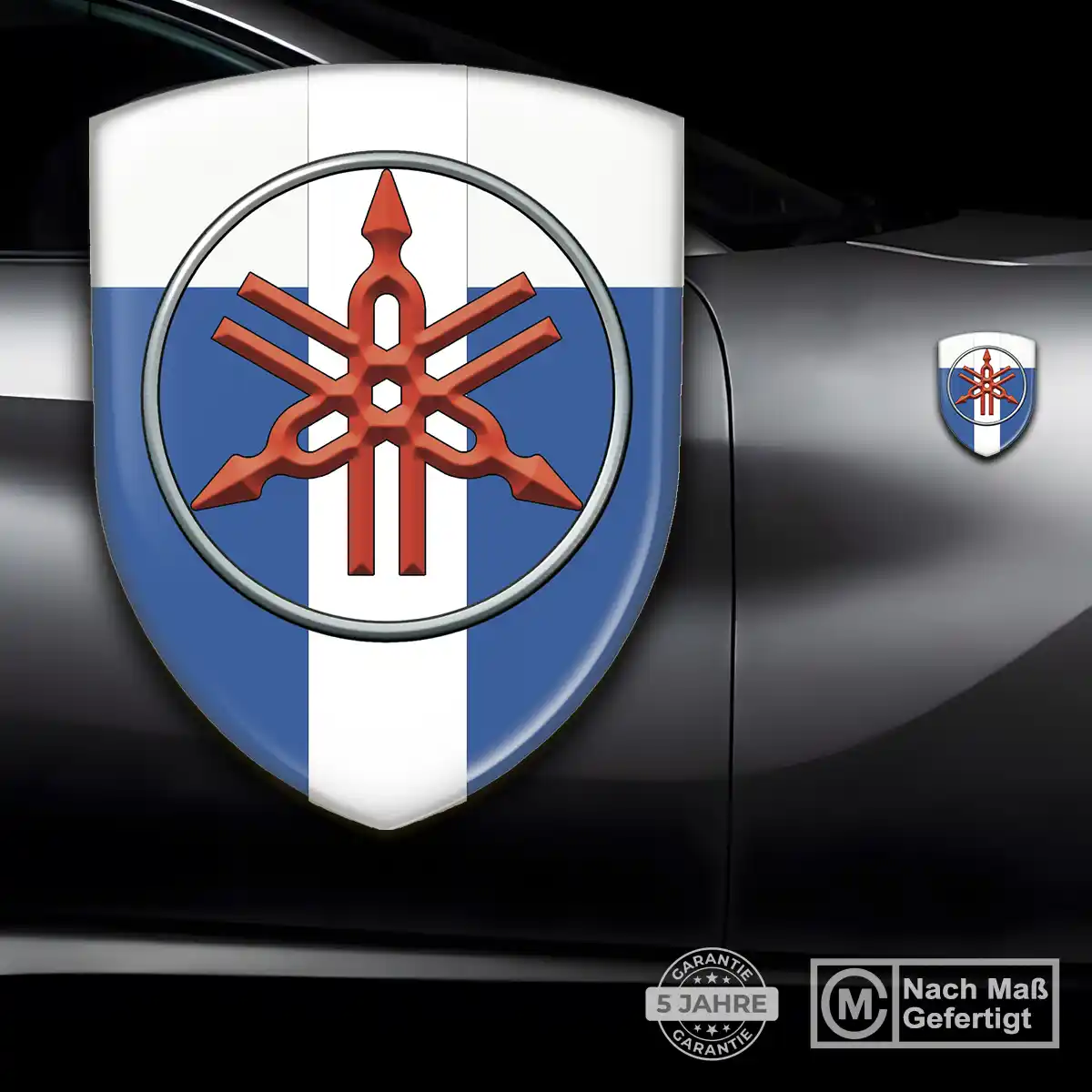Yamaha Aufkleber 3D Gel Wappen Verlässliche Qualität