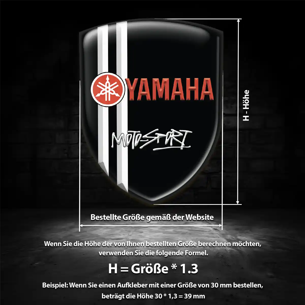 Yamaha Aufkleber Auto Anspruchsvolles Design