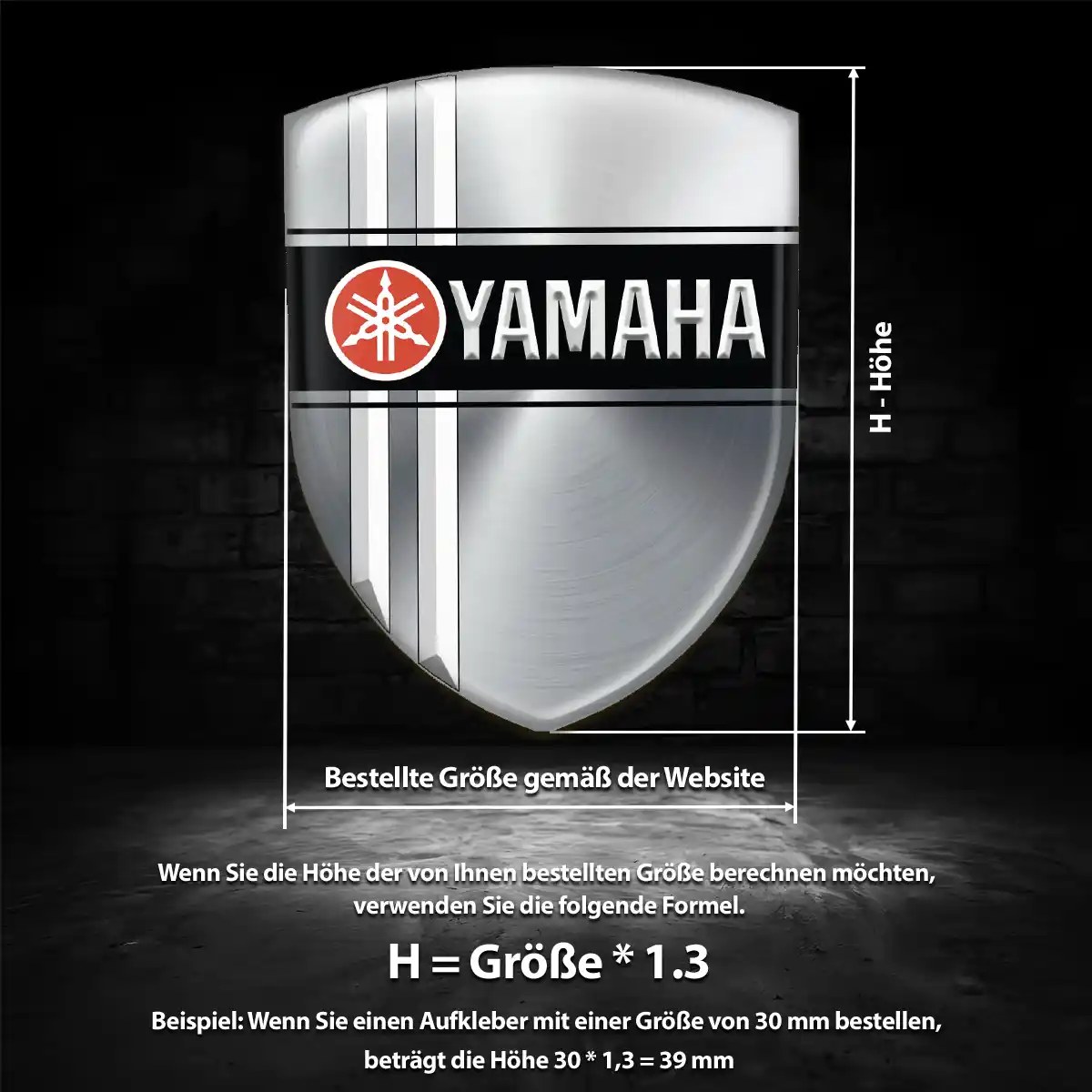 Yamaha Aufkleber Auto Interieurdesign