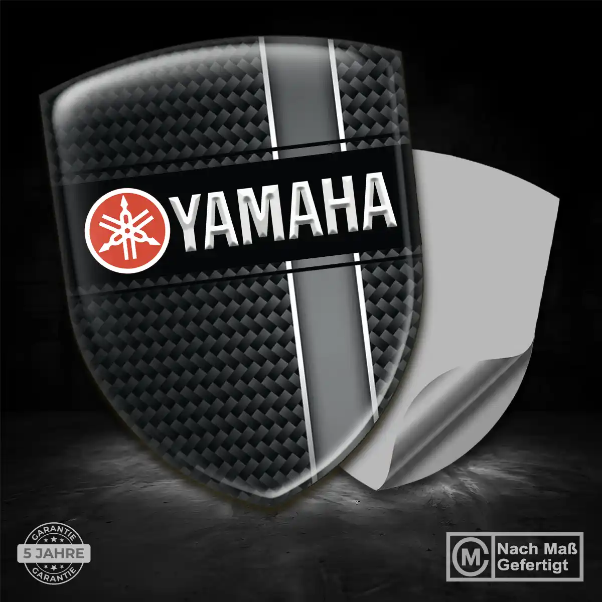 Yamaha Aufkleber Emblem Anspruchsvolles Design