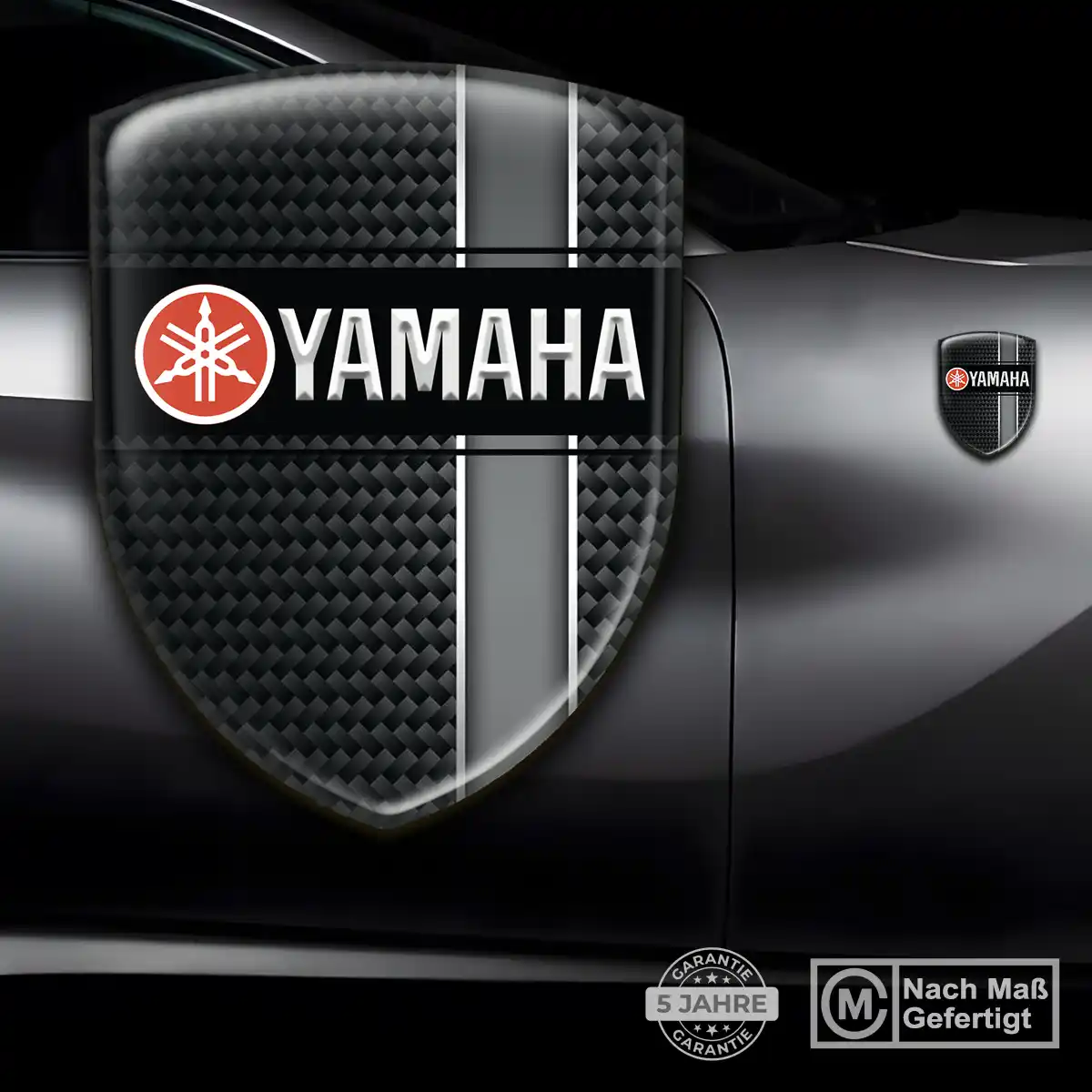 Yamaha Aufkleber Emblem Anspruchsvolles Design