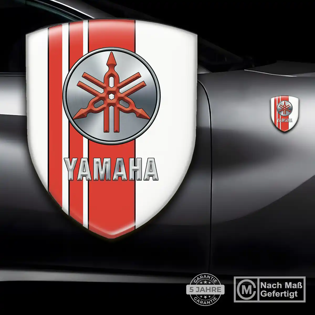 Yamaha Aufkleber Emblem Auto Elegantes Design