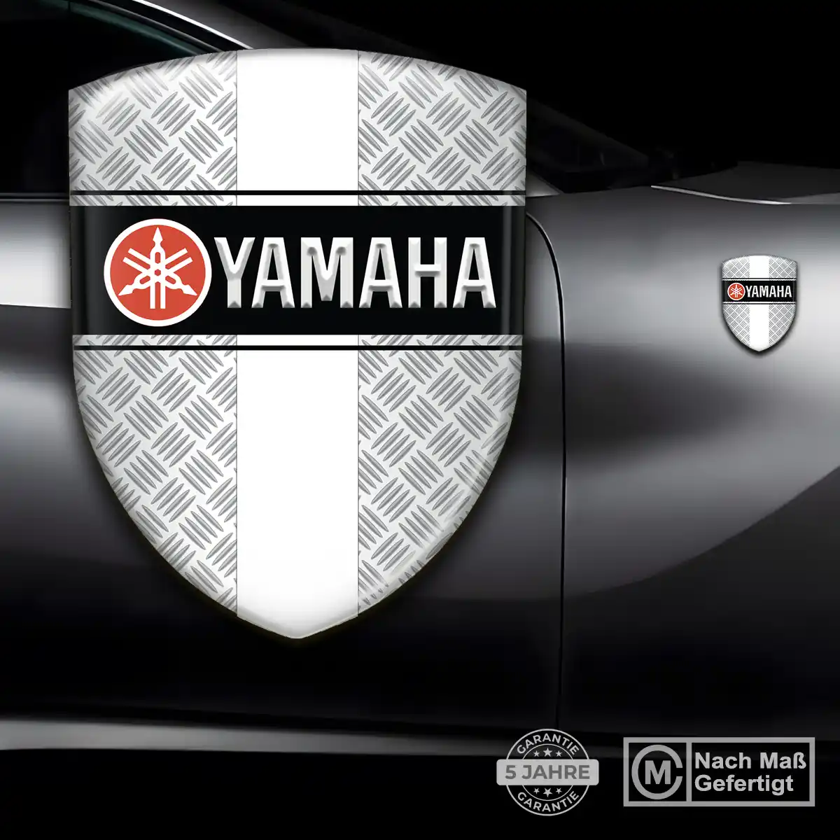 Yamaha Aufkleber Emblem Überzeugende Qualität