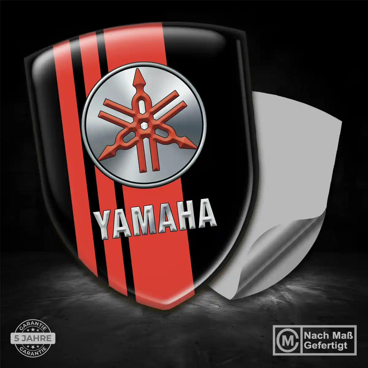 Yamaha Aufkleber Emblem Edles Design