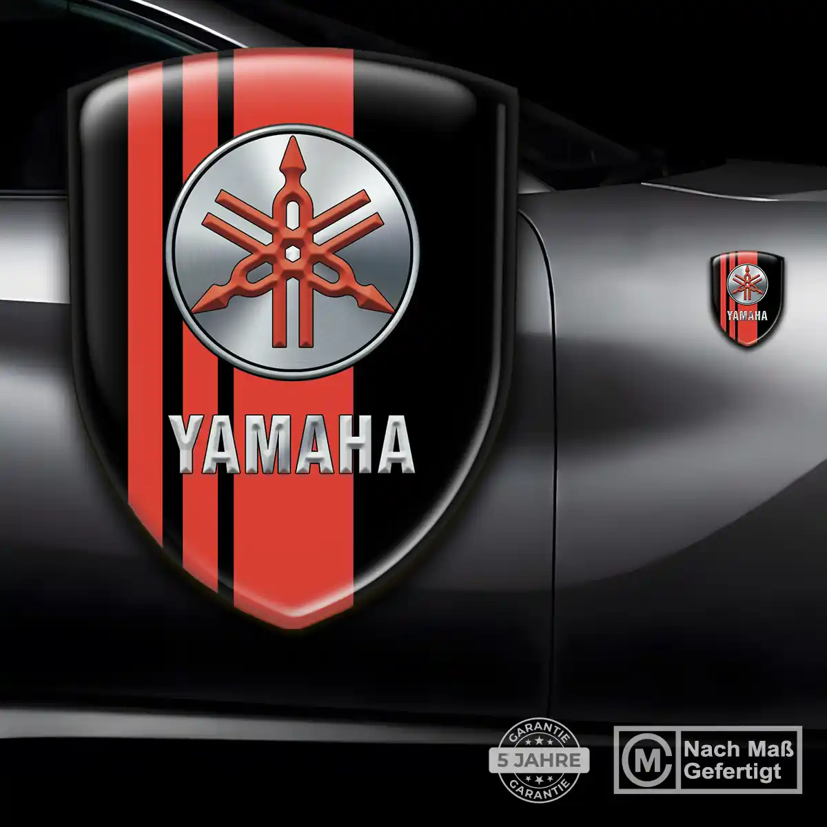 Yamaha Aufkleber Emblem Edles Design