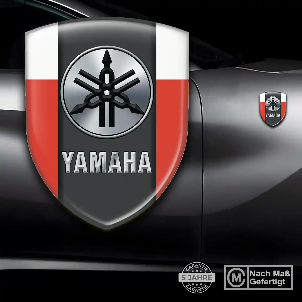 Yamaha Aufkleber Emblem Elegantes Design