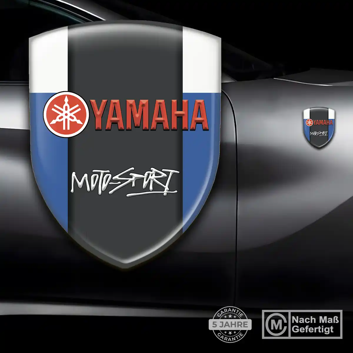 Yamaha Aufkleber Emblem Hochwertiges Harz