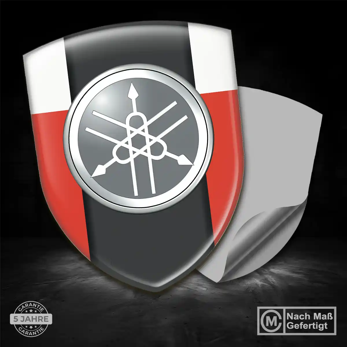 Yamaha Aufkleber Emblem Interieurdesign