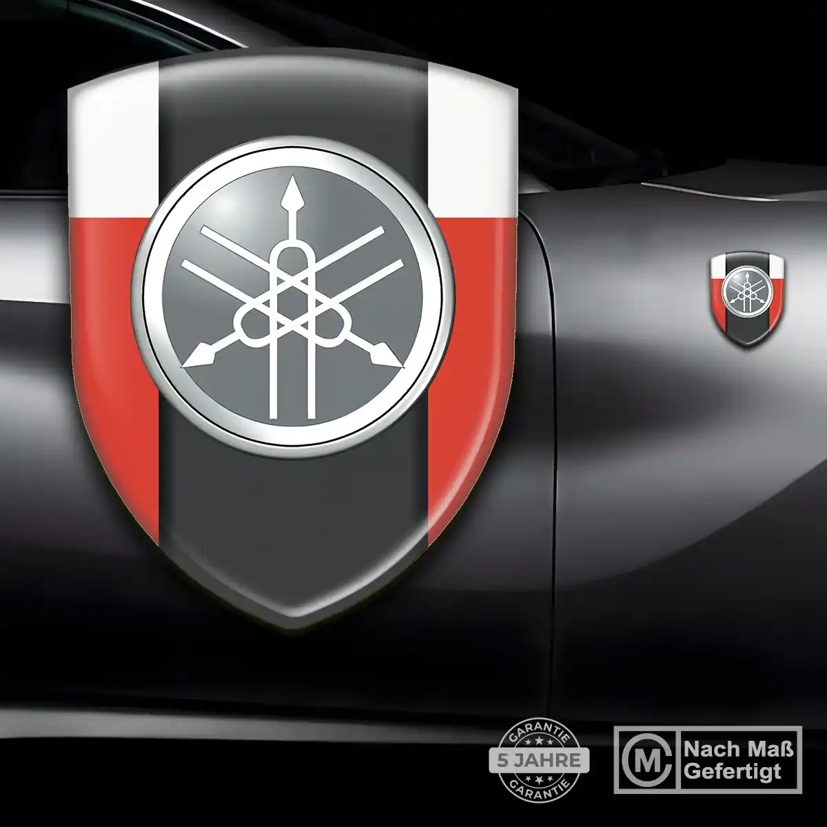 Yamaha Aufkleber Emblem Interieurdesign