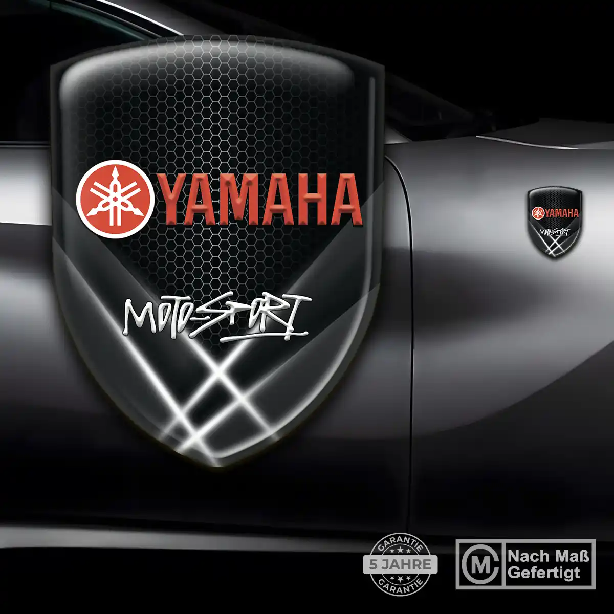 Yamaha Aufkleber Emblem Modernes Design