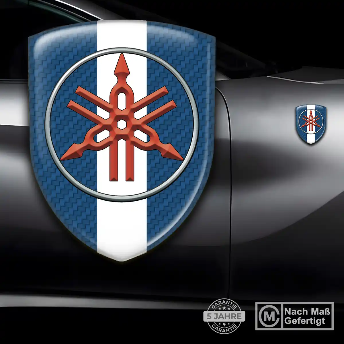 Yamaha Aufkleber Emblem Premiumqualität