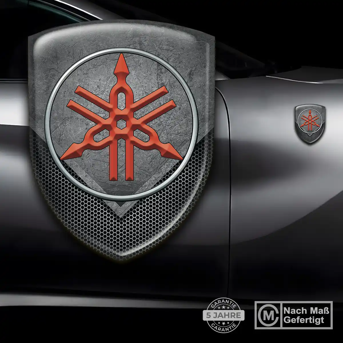 Yamaha Aufkleber Emblem Stilvolles Design
