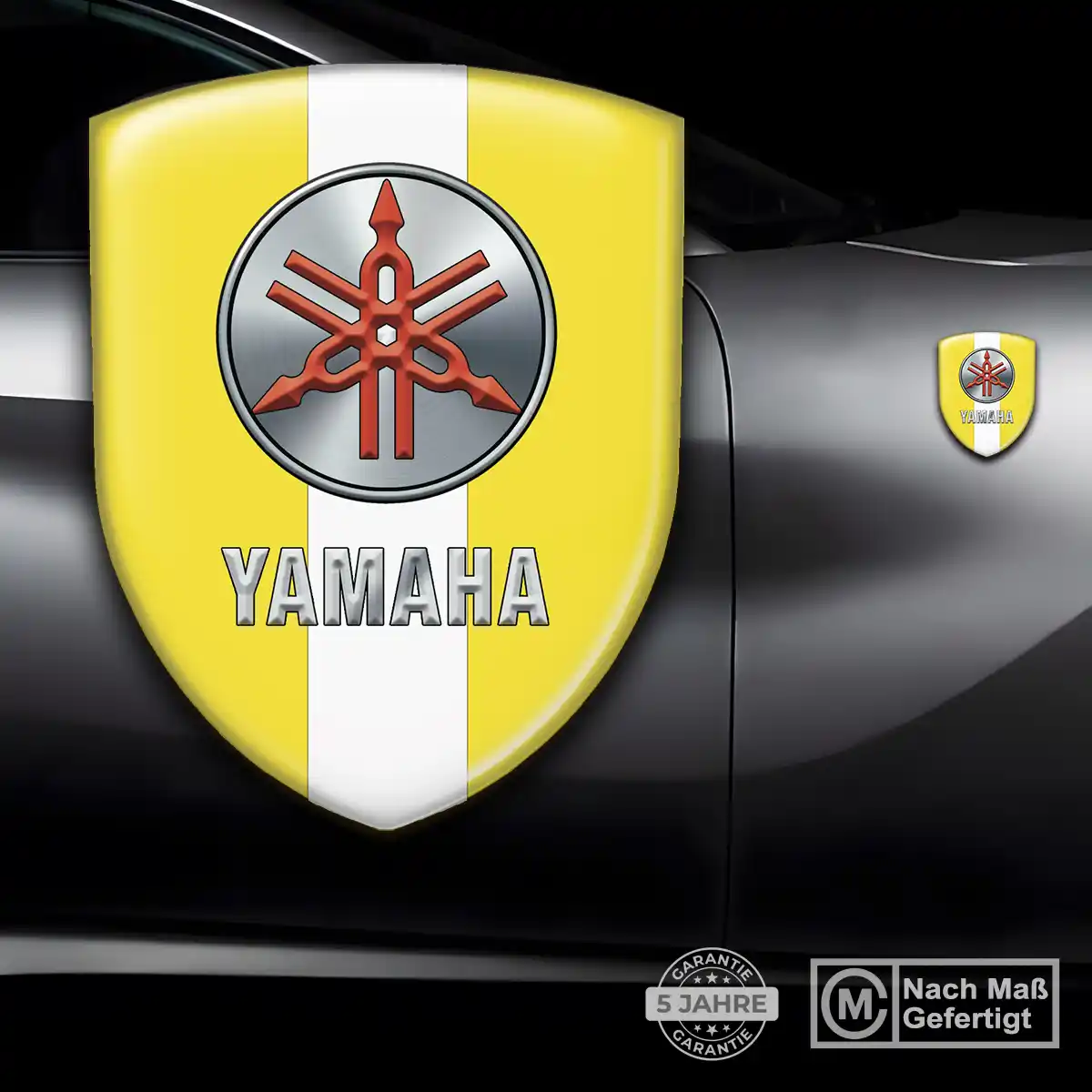 Yamaha Aufkleber Emblem Wappen Anspruchsvolles Design