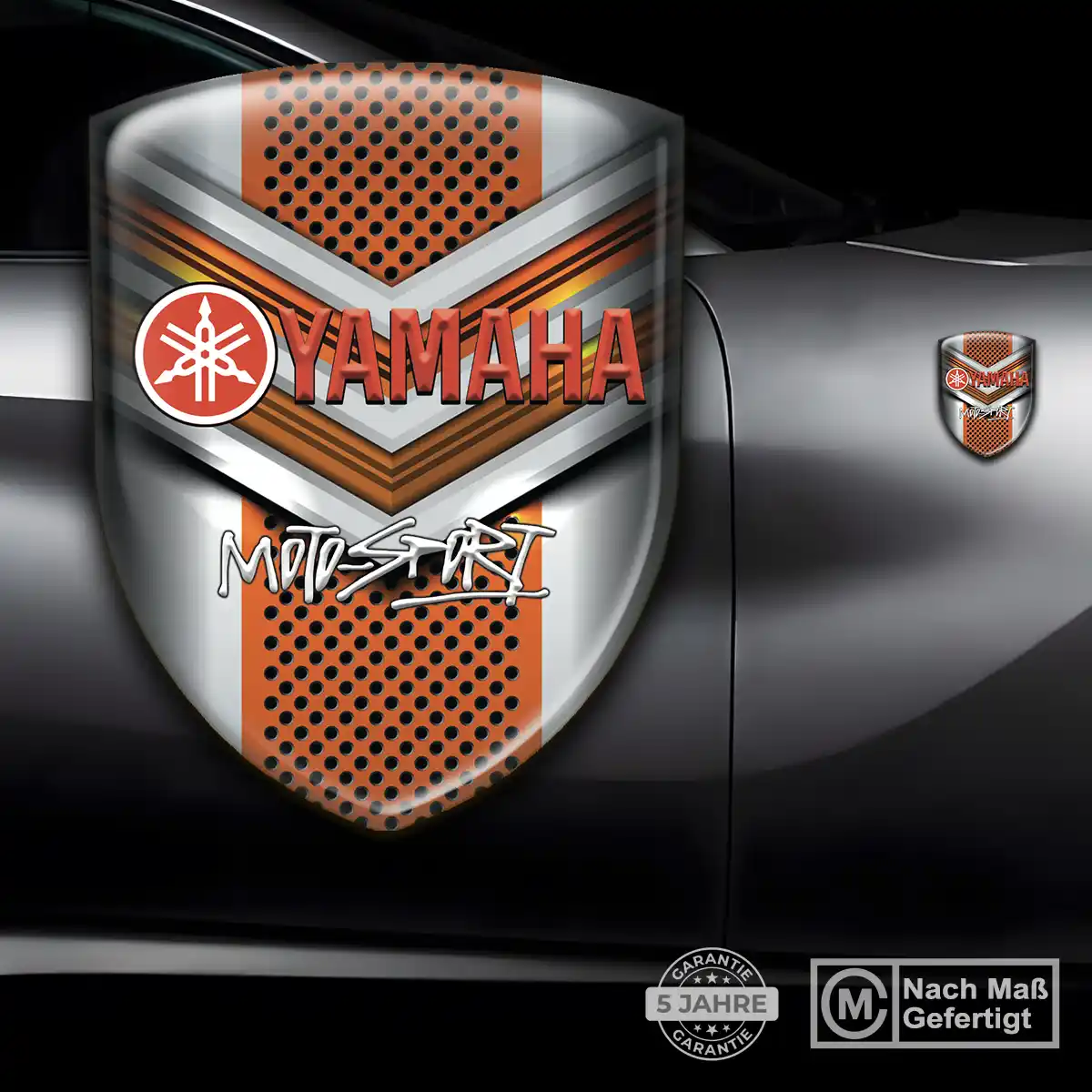Yamaha Aufkleber Emblem Wappen Auto Edles Design
