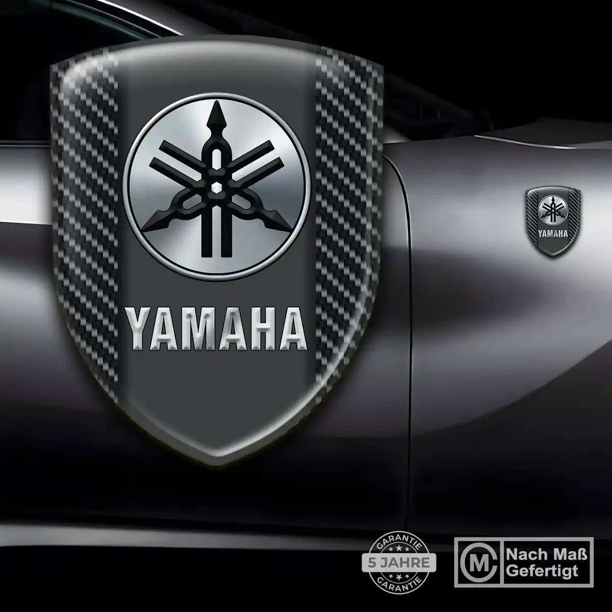 Yamaha Aufkleber Emblem Wappen Auto Luxus-Edition