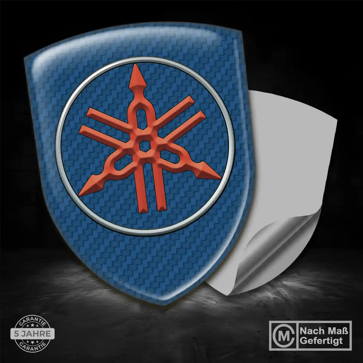 Yamaha Aufkleber Emblem Wappen Auto Premium-Edition