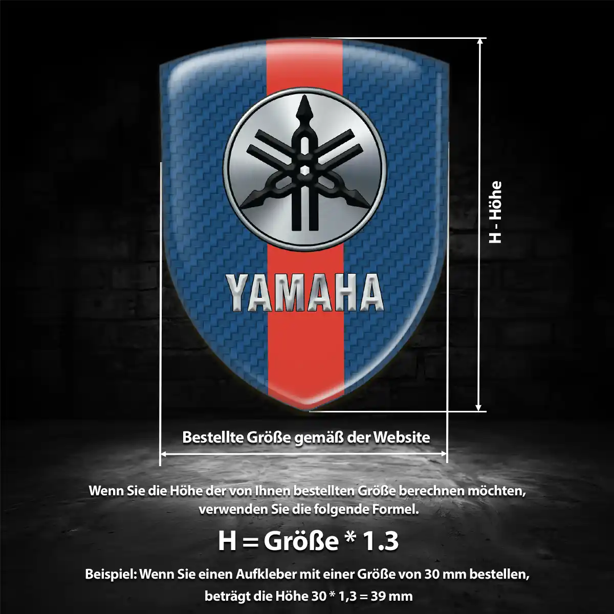 Yamaha Aufkleber Emblem Wappen Auto Verlässliche Qualität
