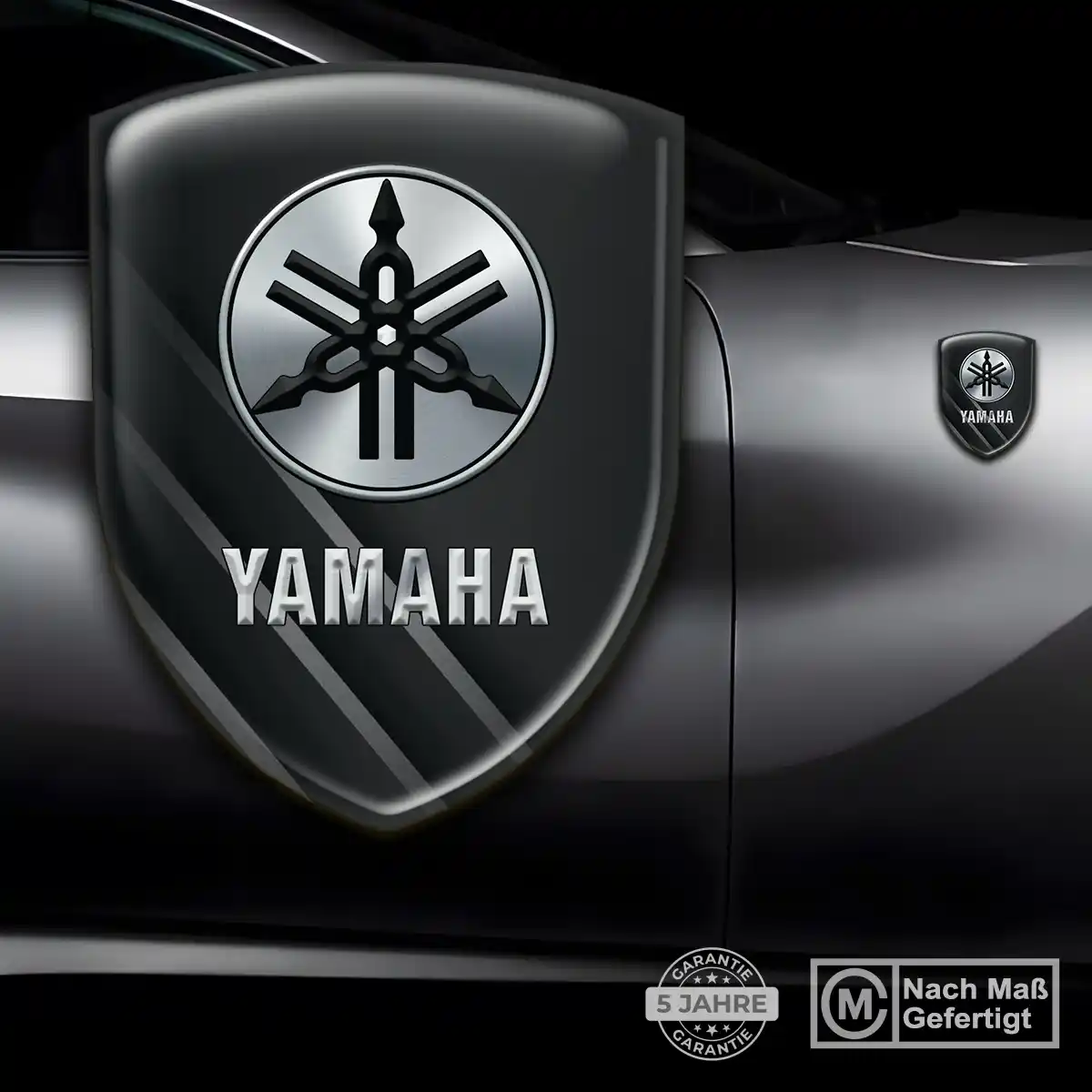 Yamaha Aufkleber Emblem Wappen Überzeugende Qualität