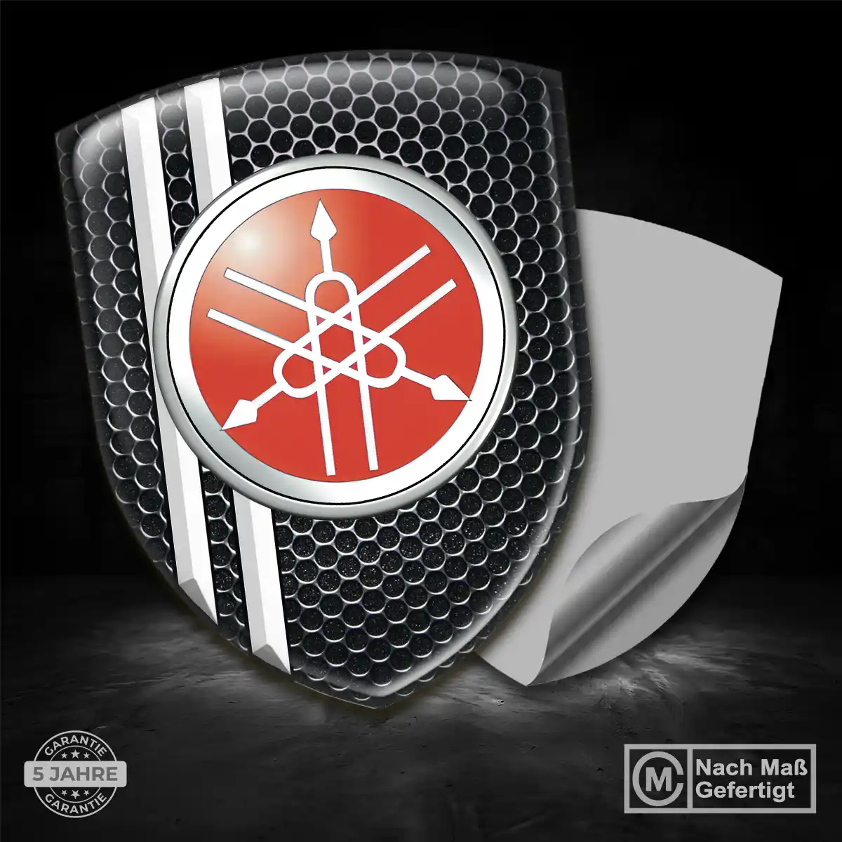 Yamaha Aufkleber Emblem Wappen Elegantes Design