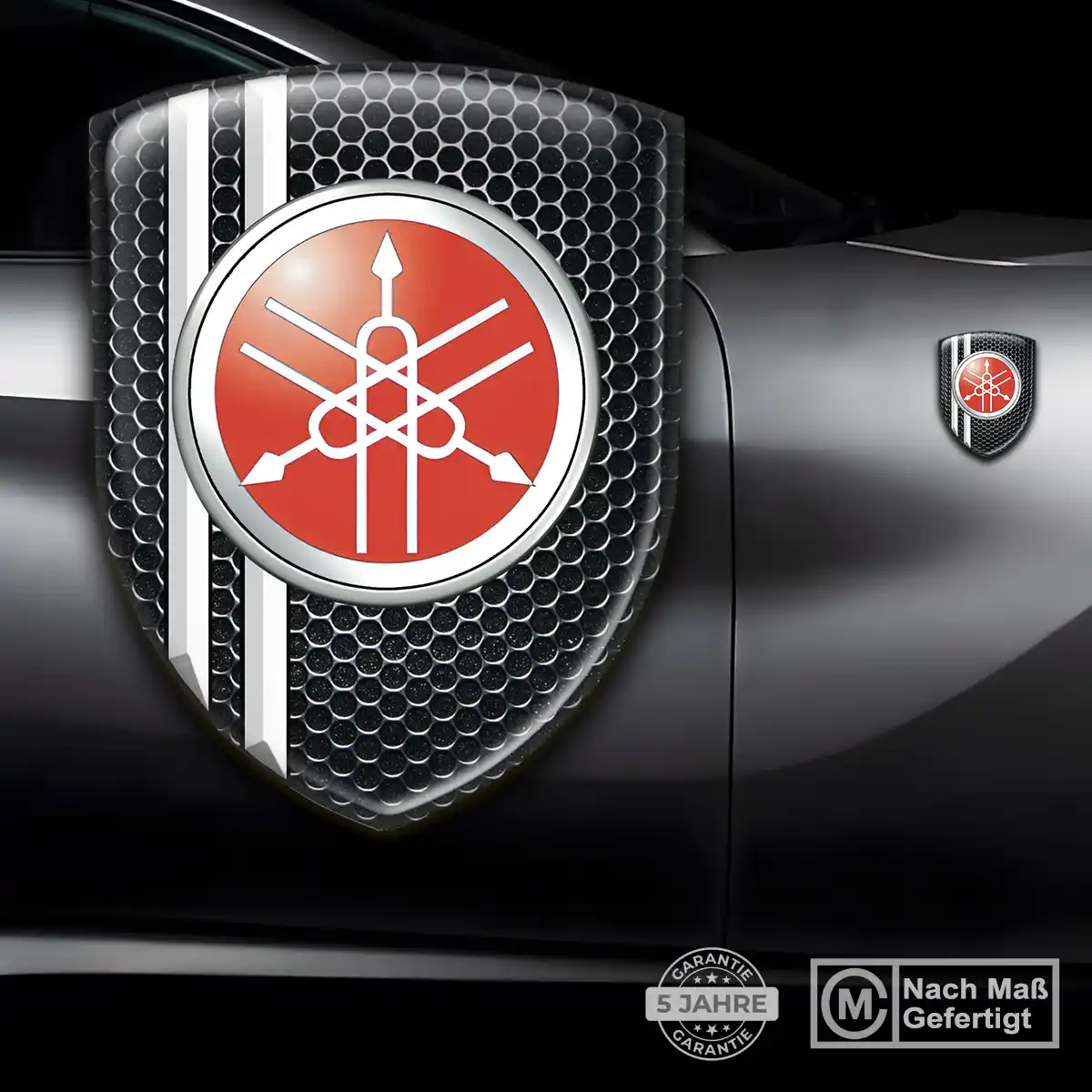 Yamaha Aufkleber Emblem Wappen Elegantes Design